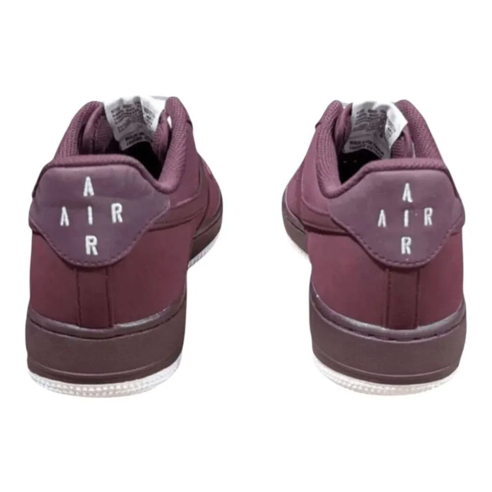 NIKE Air Force 1 Low 'Night Maroon' Sneakers Size 9.5